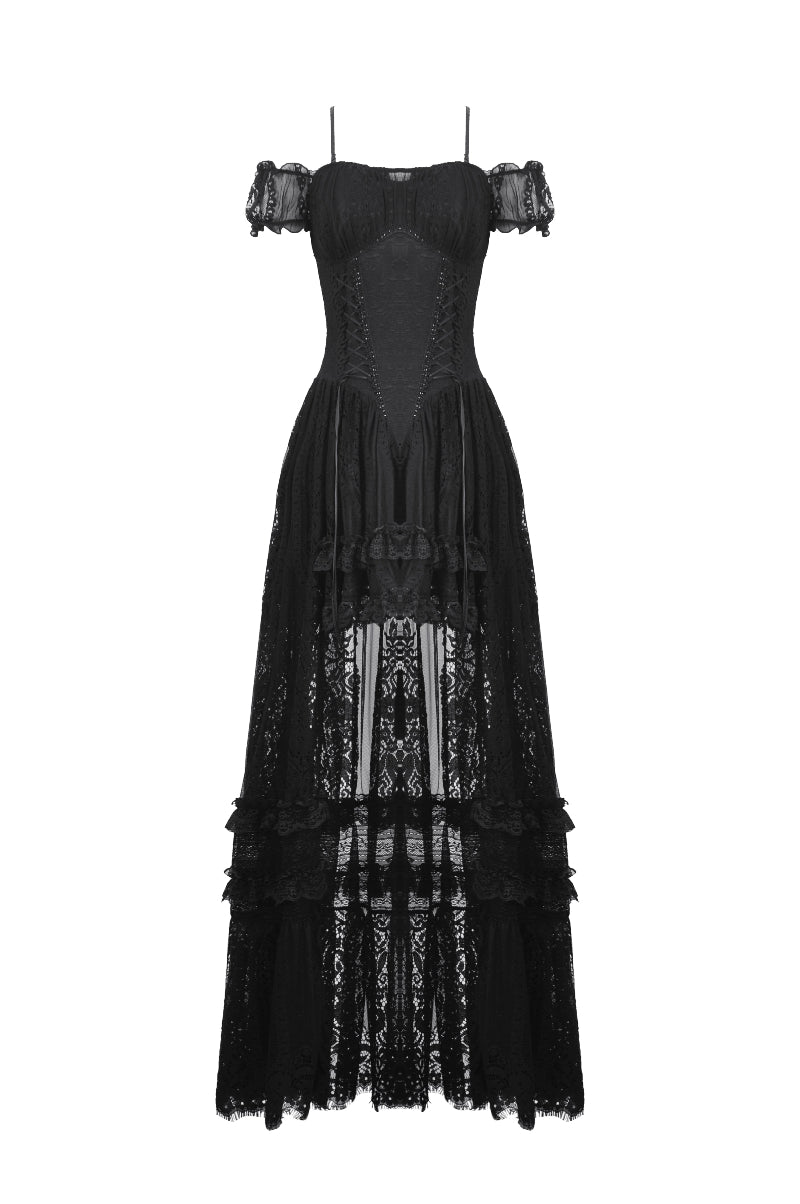 Dark Waltz High-Low Ball Gown