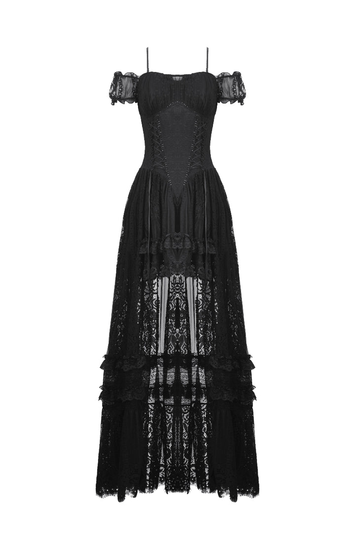 Dark Waltz High-Low Ball Gown