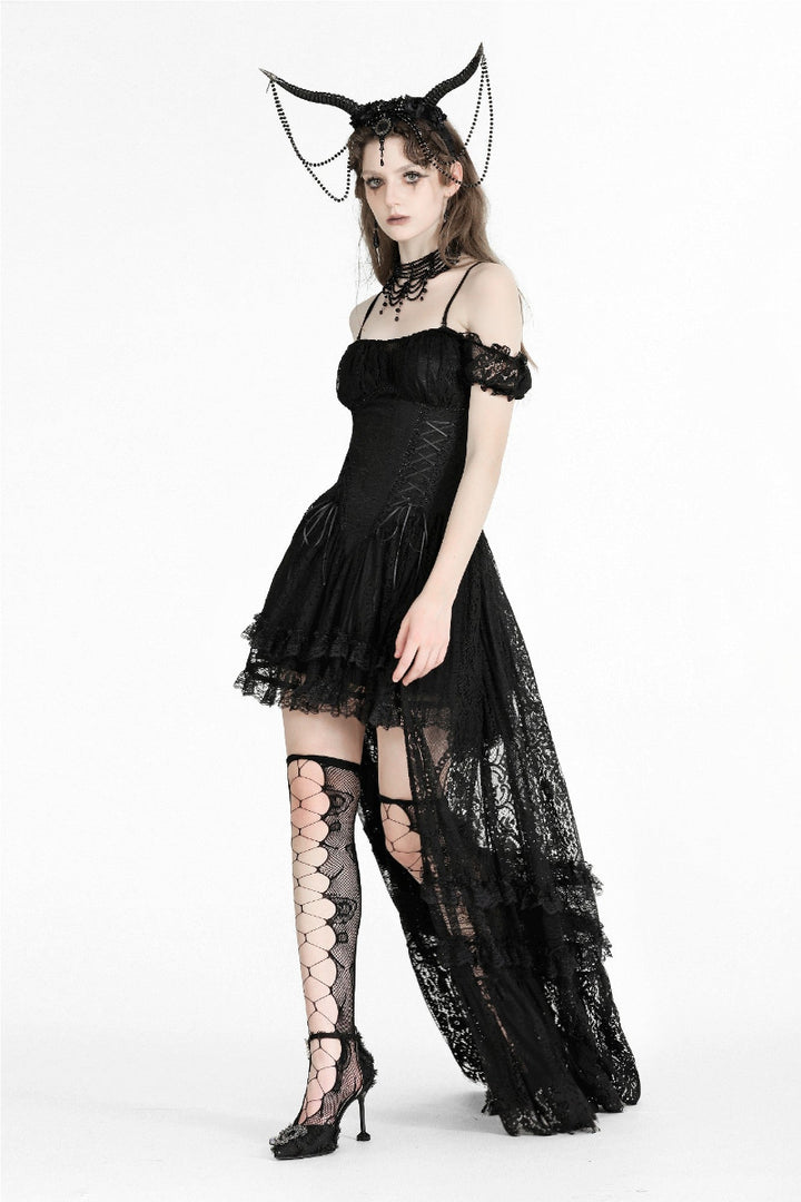 Dark Waltz High-Low Ball Gown
