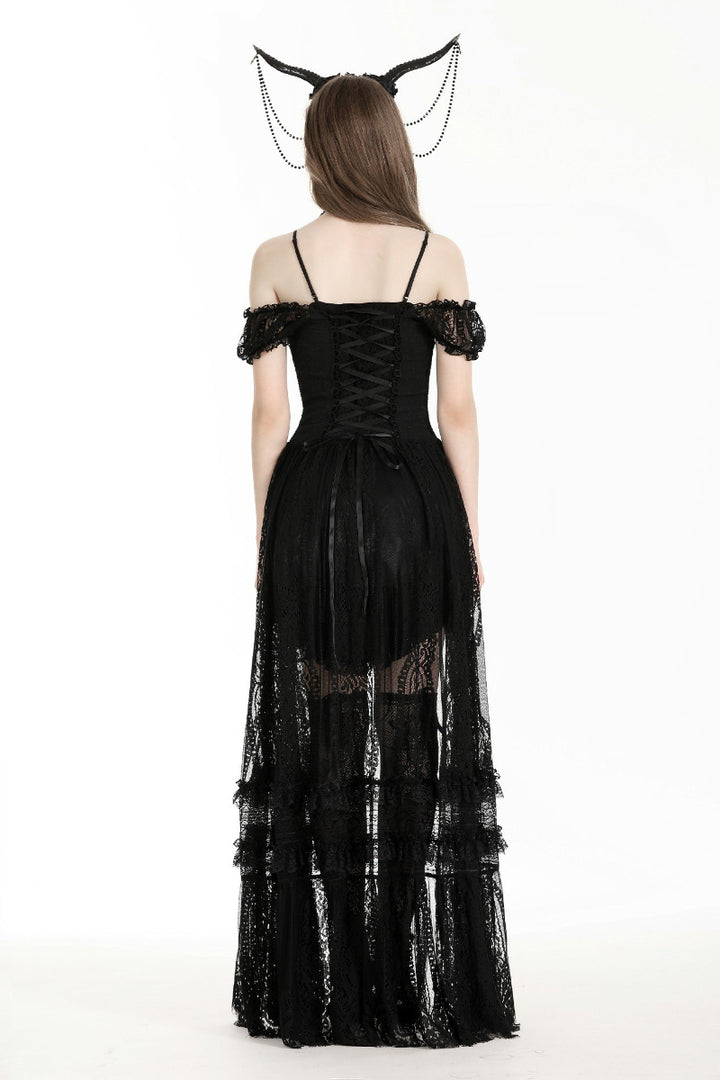 Dark Waltz High-Low Ball Gown