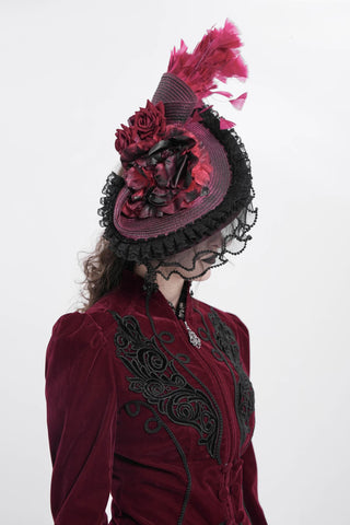Baroness of the Crimson Vale Hat
