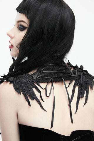 Black Raven Neck Corset