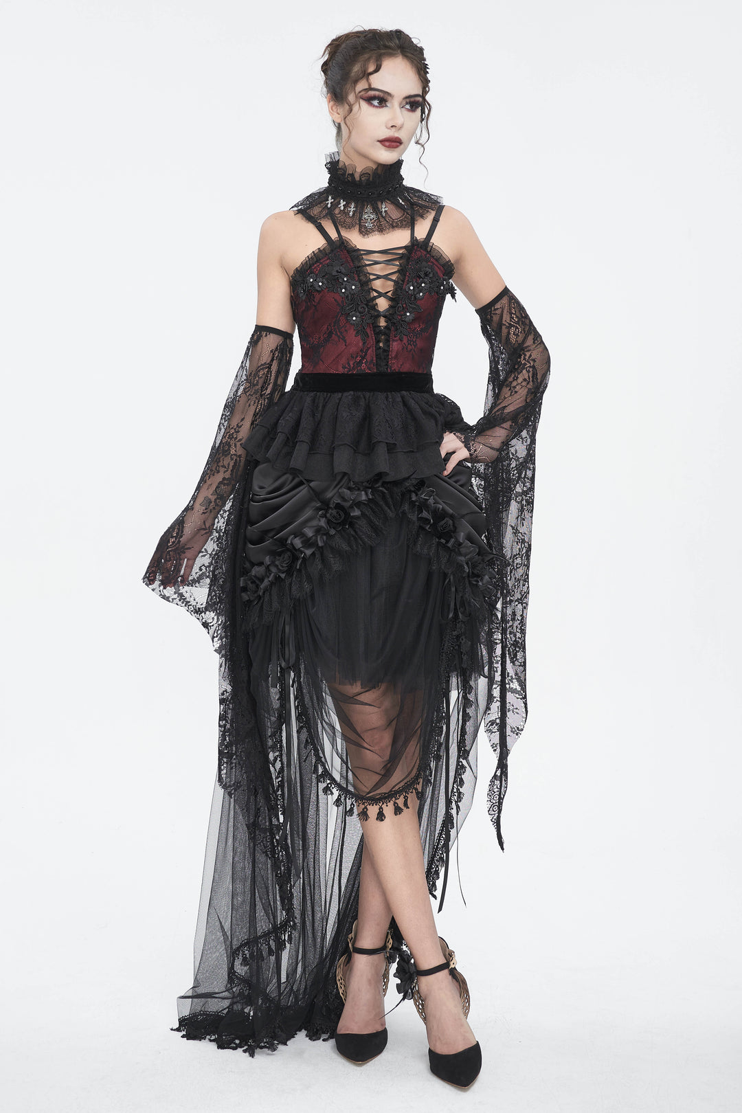 Dark Blossom Masquerade Skirt