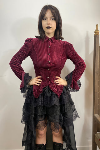 Baroness Valvelace Red Stripe Blouse