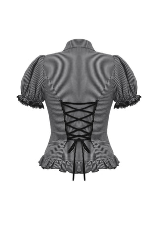 Dark Academy Pinstripe Bodice
