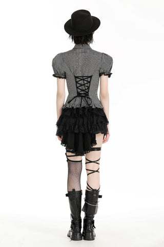 Dark Academy Pinstripe Bodice