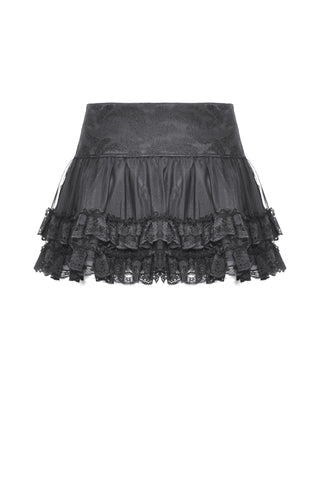Punk Rock Tulle Mini Skirt