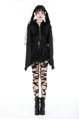 Punk Rock Tulle Mini Skirt