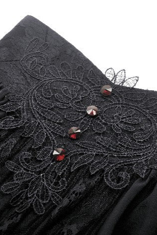 Sanctum Lace High Waist Maxi Skirt
