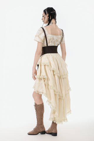 Miss Harlow’s Steampunk Ruffled Skirt