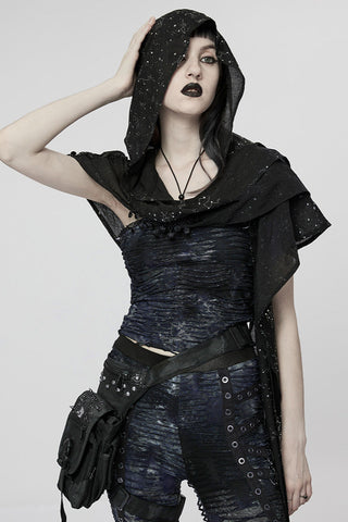 Witch Style Hooded scarf 