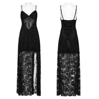 The Black Rose Lace Dress