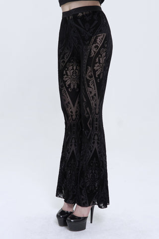 Victorian Night Bell Bottom Leggings