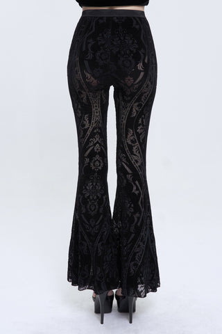 Victorian Night Bell Bottom Leggings
