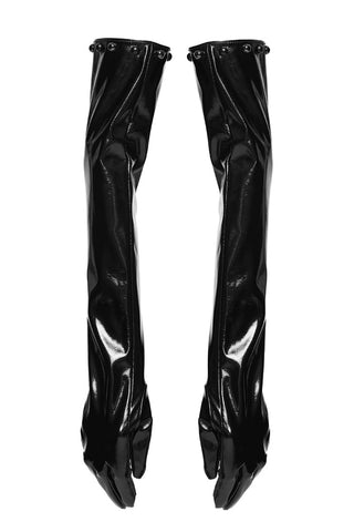 Dominatrix - Patent Long Gloves