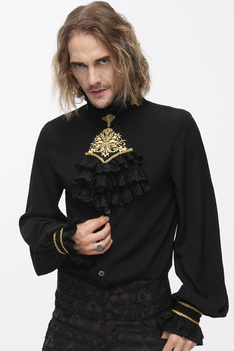 Eternal Eclipse – Victorian-Inspired Groom’s Shirt