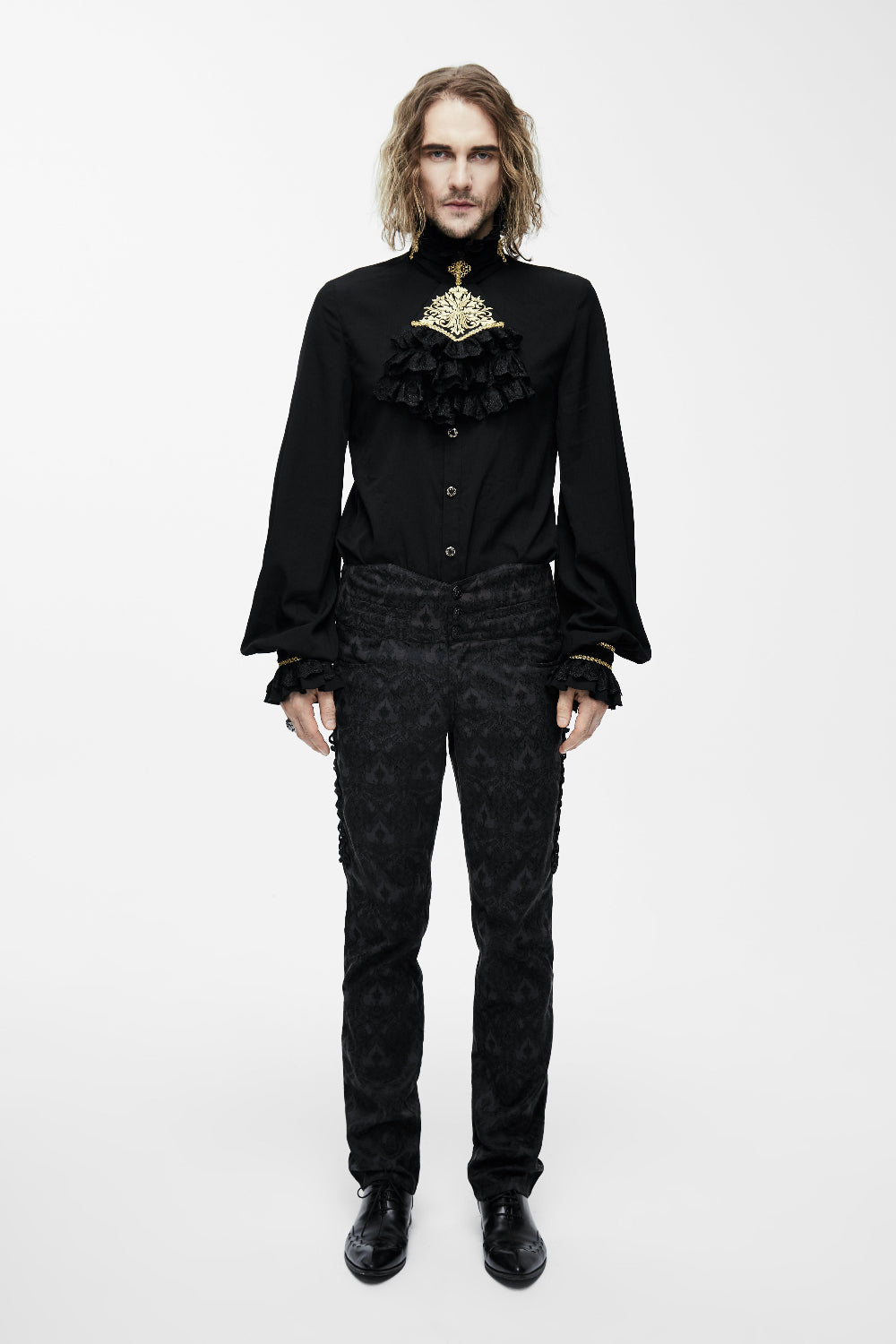 Eternal Eclipse – Victorian-Inspired Groom’s Shirt