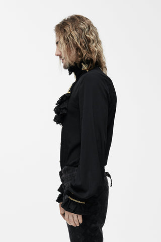 Eternal Eclipse – Victorian-Inspired Groom’s Shirt