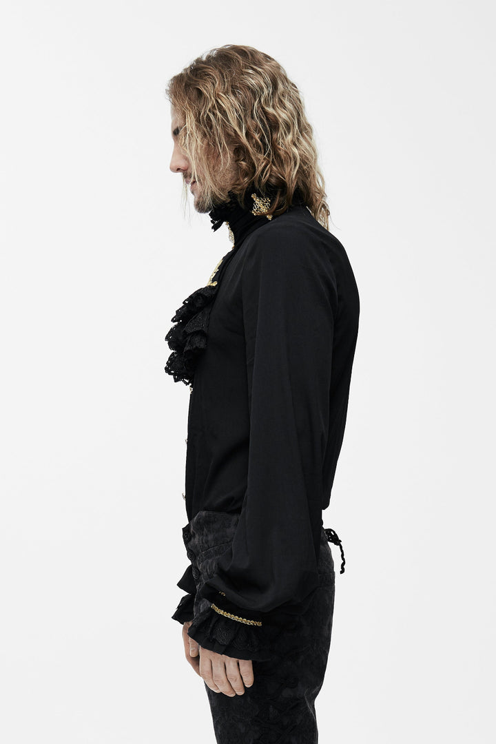 Eternal Eclipse – Victorian-Inspired Groom’s Shirt