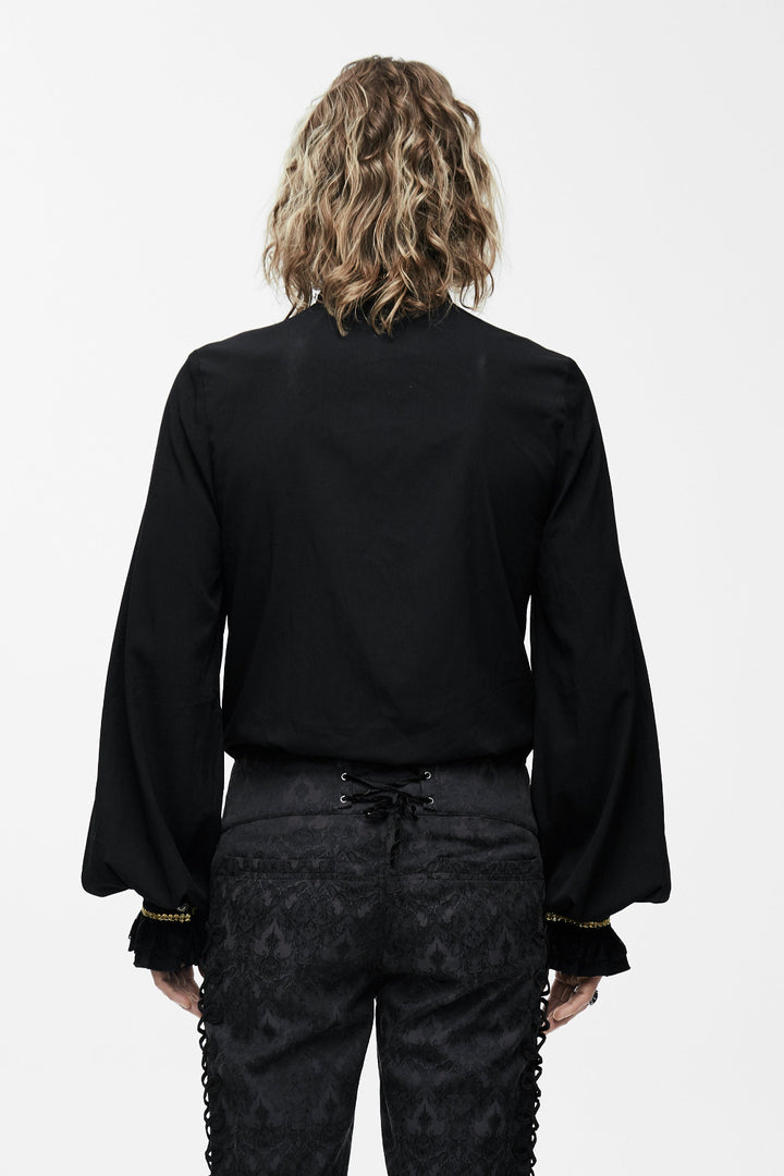 Eternal Eclipse – Victorian-Inspired Groom’s Shirt