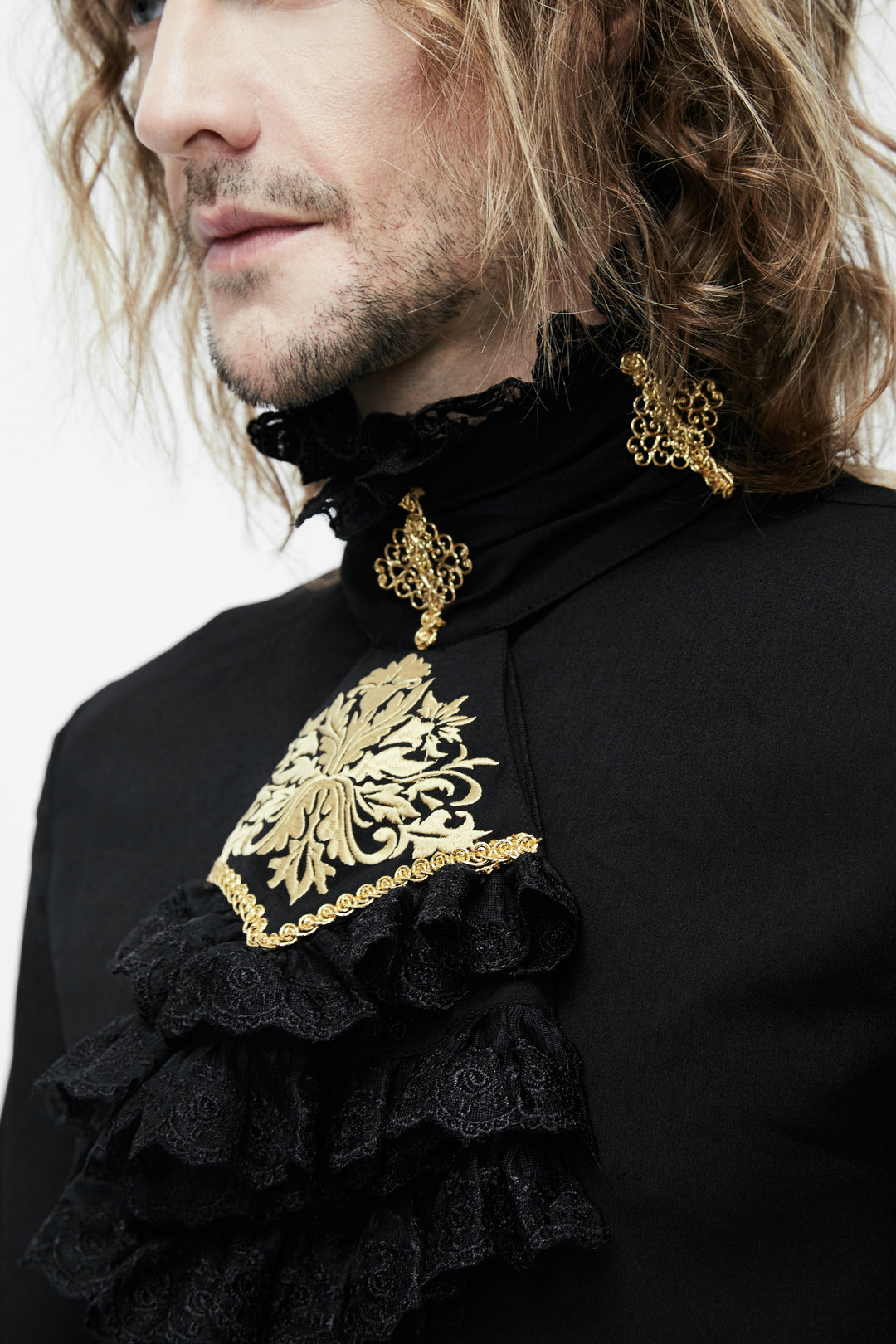 Eternal Eclipse – Victorian-Inspired Groom’s Shirt