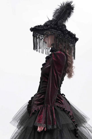 Long Pointed Swallowtail Victorian Blouse