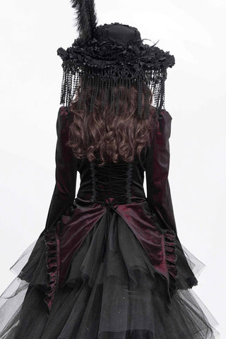 Long Pointed Swallowtail Victorian Blouse
