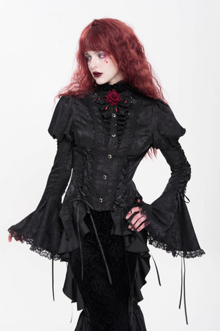 Isolde – Victorian Bell Sleeve Blouse