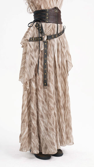 Tavern Rogue Steampunk Maxi Skirt