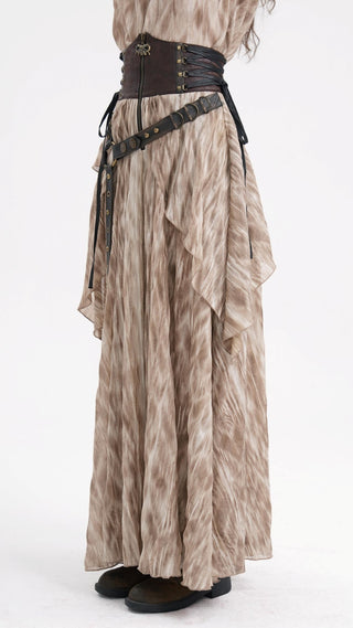 Tavern Rogue Steampunk Maxi Skirt