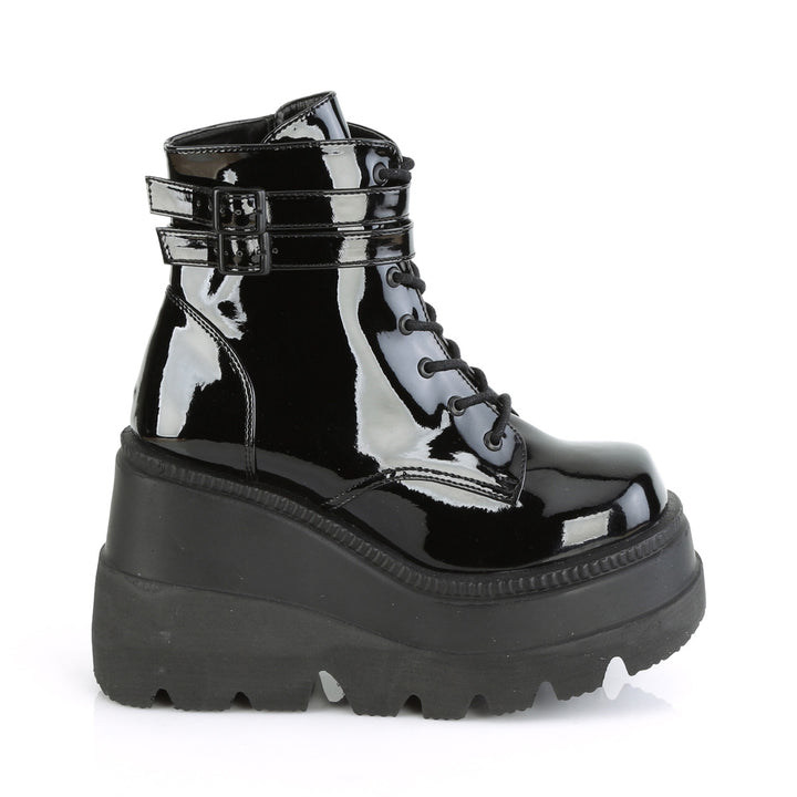 shaker-52 spectrum wedge platform boots black pa