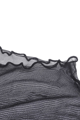 Shadow Net – Sheer Mesh Crop Top