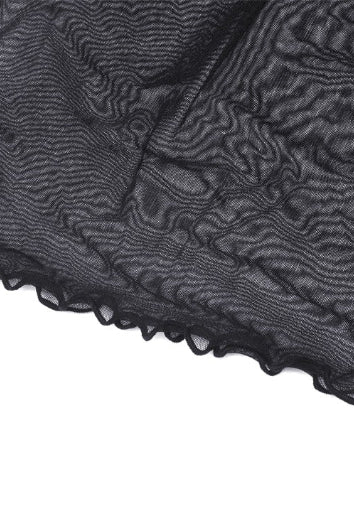 Shadow Net – Sheer Mesh Crop Top