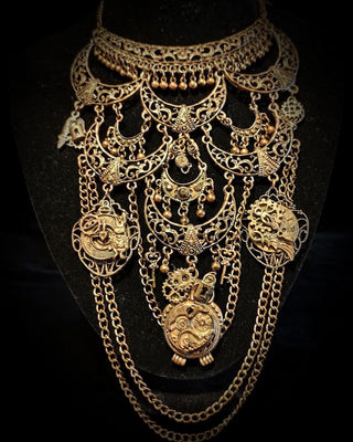The Enchanted Timekeeper steampunk necklace