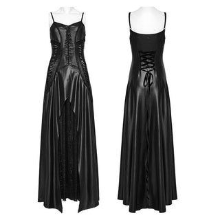Serpent Leather Look Dress