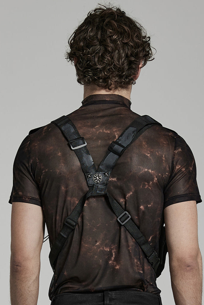 Post-Apocalyptic CyberPunk Techwear Harness Bag Punk Rave WS-547