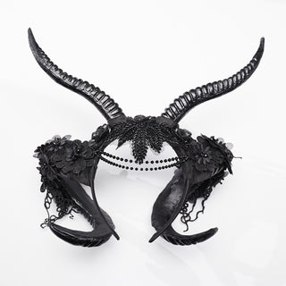 Gothic Demon Horn Headpiece
