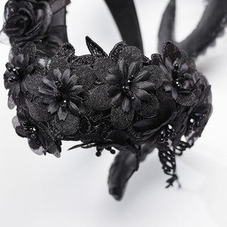 Gothic Demon Horn Headpiece