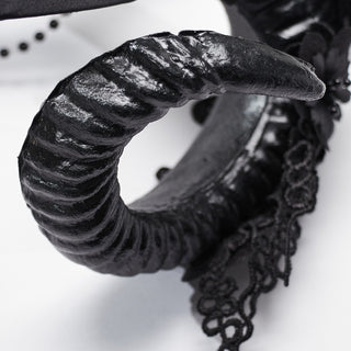 Gothic Demon Horn Headpiece