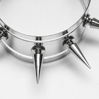 Silver Punk Spike Arm Cuff
