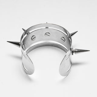 Silver Punk Spike Arm Cuff