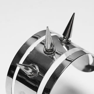 Silver Punk Spike Arm Cuff