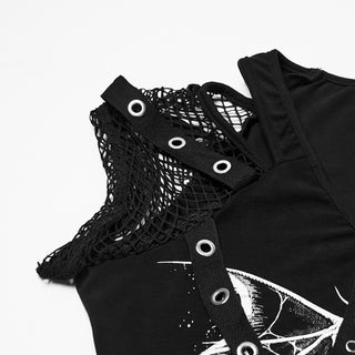 Deathwing Skull Mesh Sleeve T-Shirt