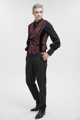 Count Veloré Waistcoat Red