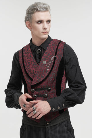 Count Veloré Waistcoat Red