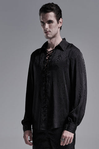 Black Jacquard Shirt