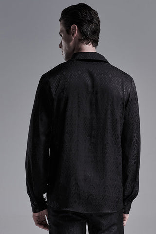 Black Jacquard Shirt