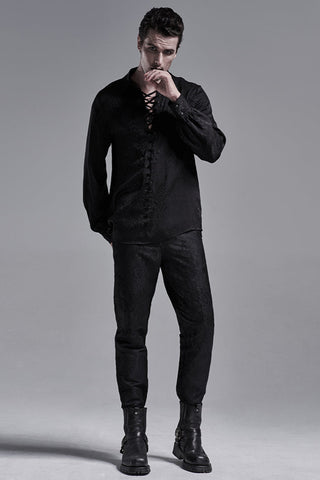 Black Jacquard Shirt
