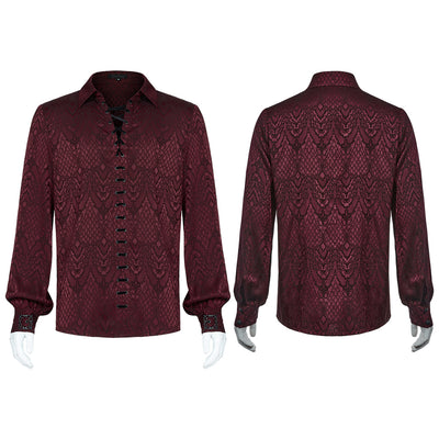 Red Jacquard Shirt