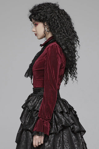 Baroness Valvelace Red Stripe Blouse